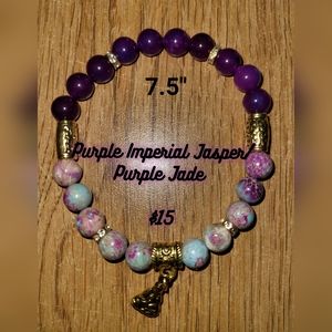 Jasper/Jade w/ Budda Charm Bracelet